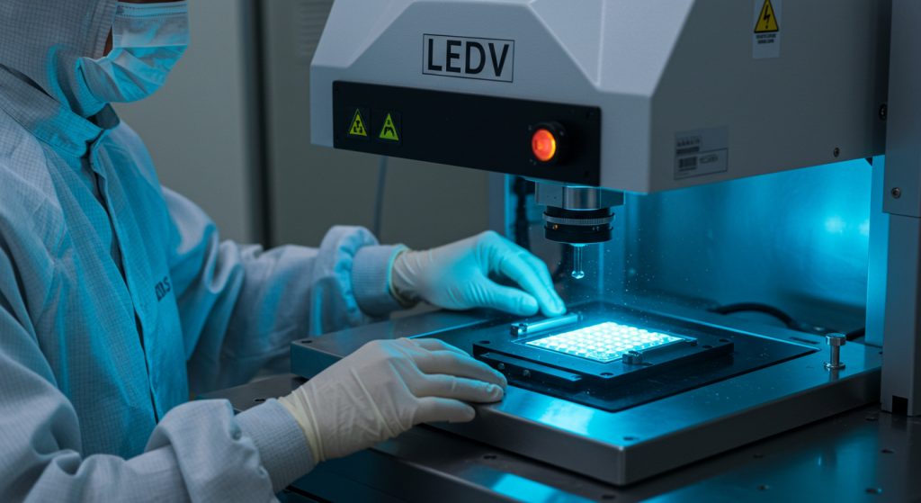 LED UV inspection