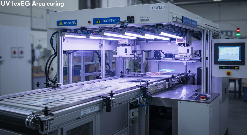 What is UV LED area curing
