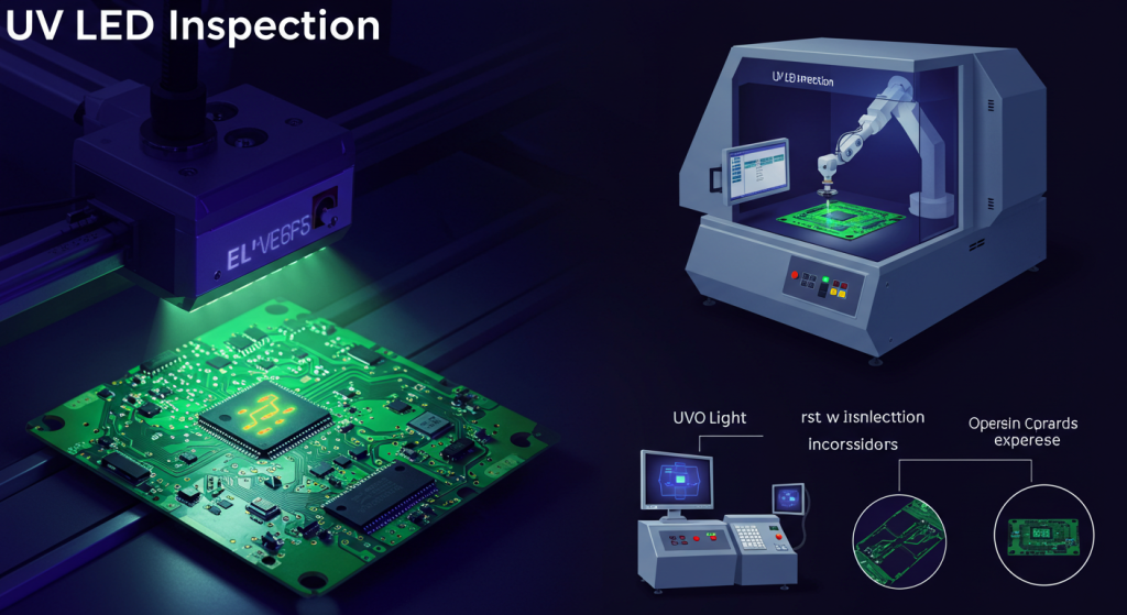 how does UV LED inspection work