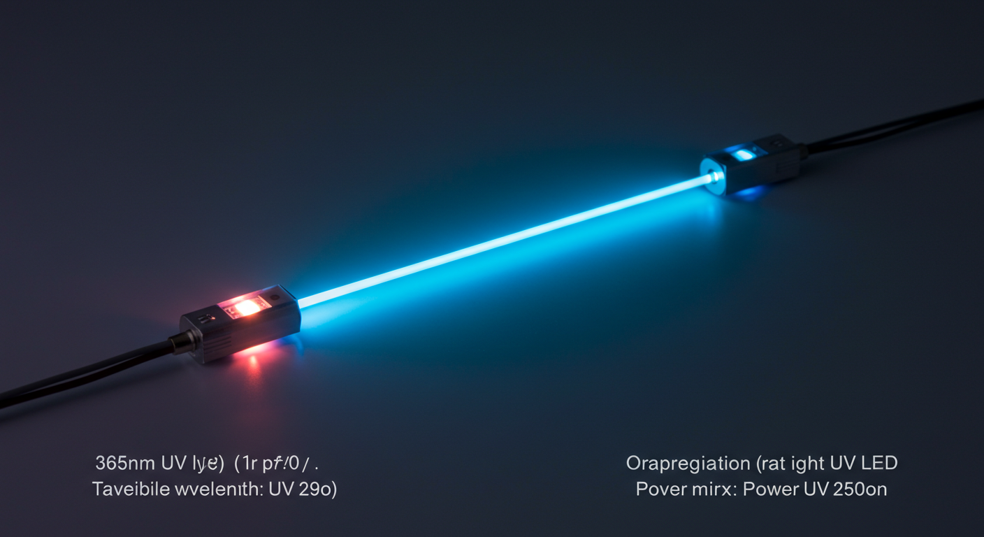 how does UV LED spot curing work