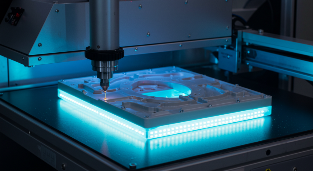 how effective is UV LED area curing