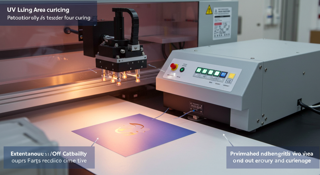 what are the advantages of UV LED area curing