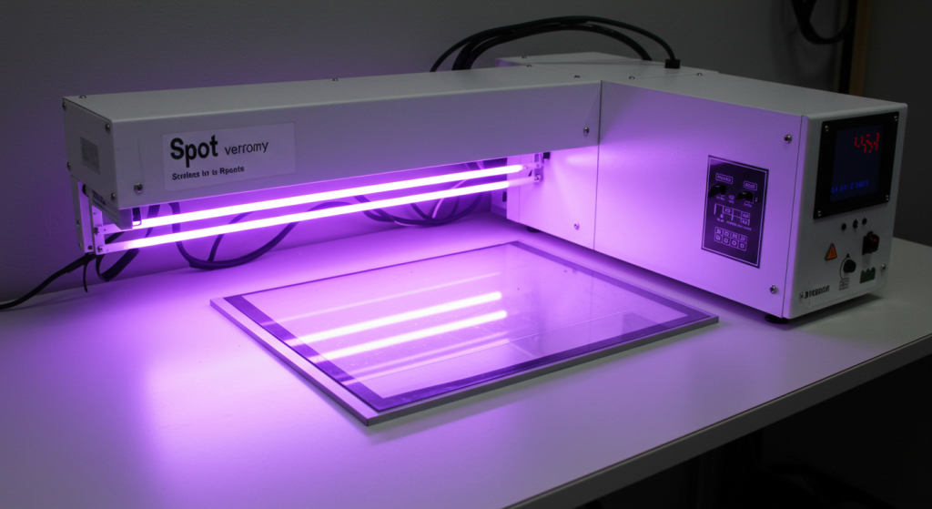 what are the advantages of spot UV LED curing