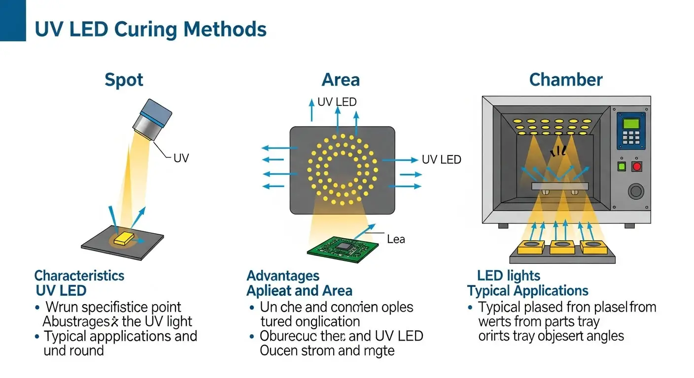 Spot vs. Area vs. Chamber UV LED Curing: Optimal Applications