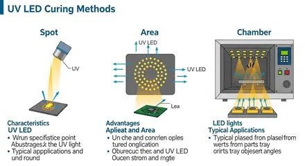 Spot vs. Area vs. Chamber UV LED Curing: Optimal Applications