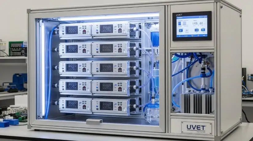 UV LED light cabinet