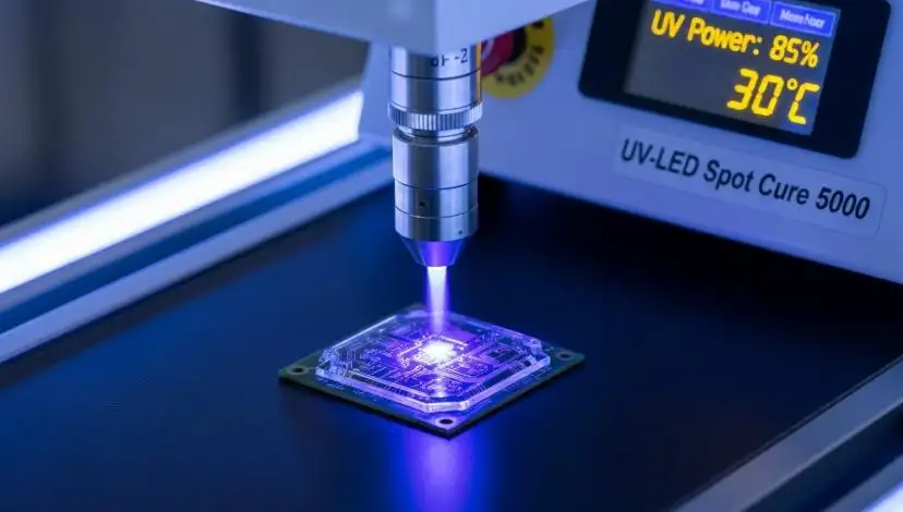 precision spot curing