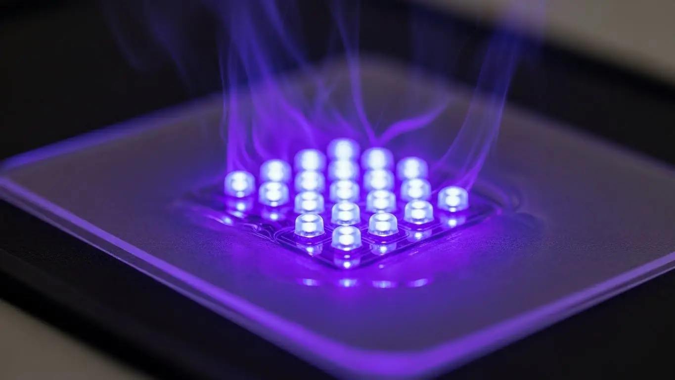 405 nm UV LED curing