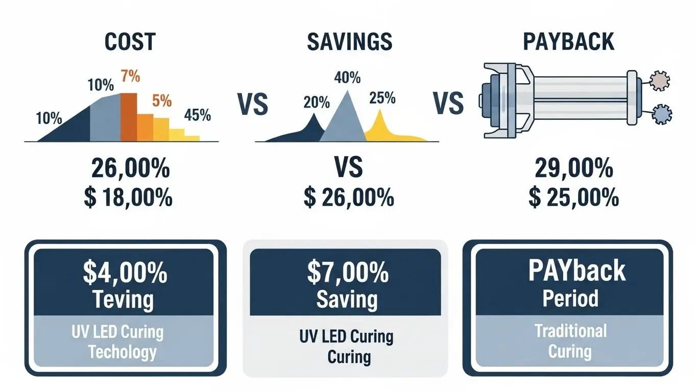 UV LED curing cost savings