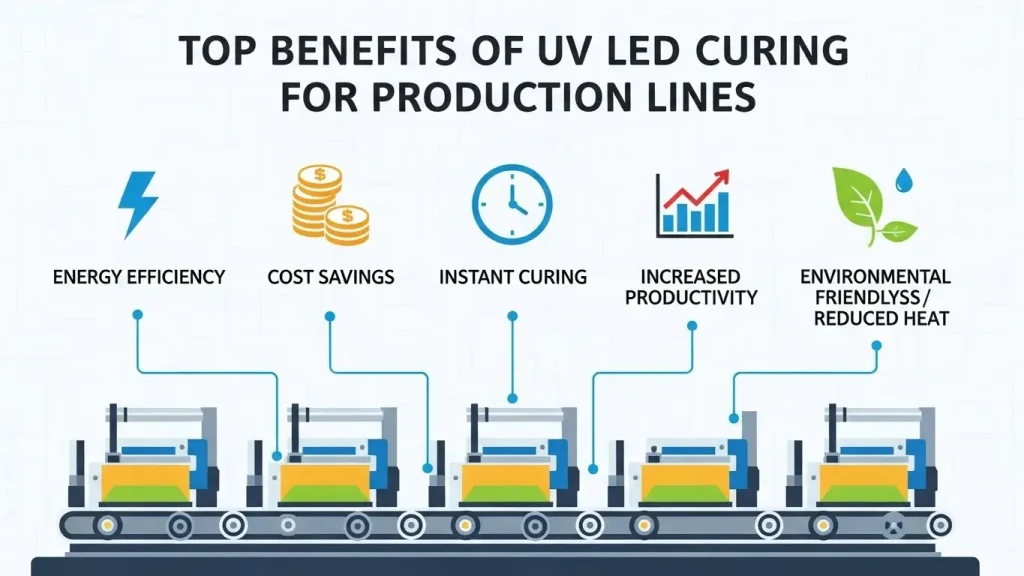 what are the benefits of uv led curing