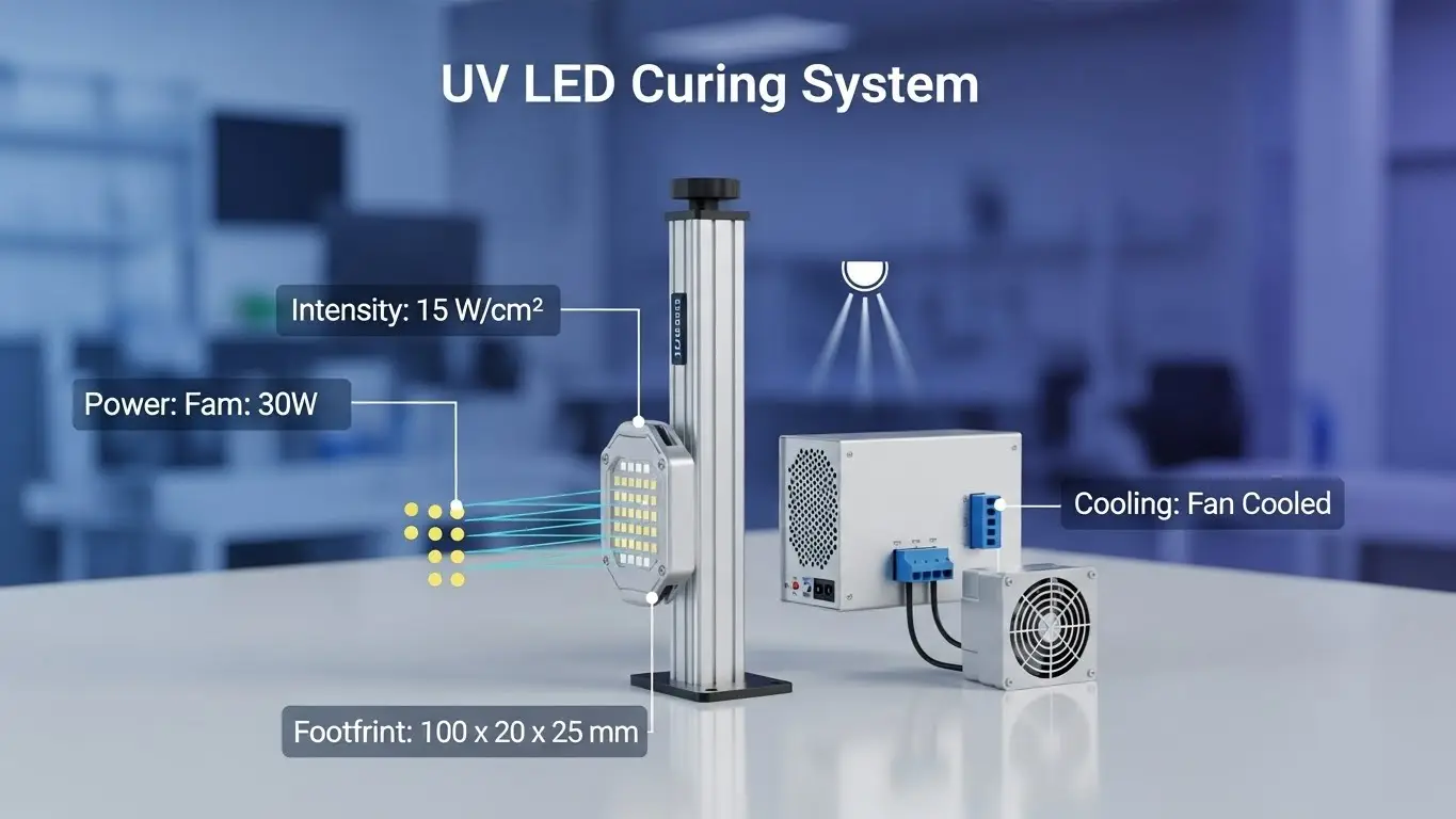 UV LED Curing System Specs