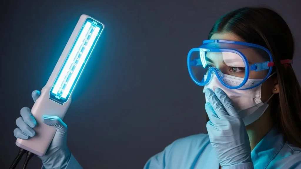 UV LED curing safety gear