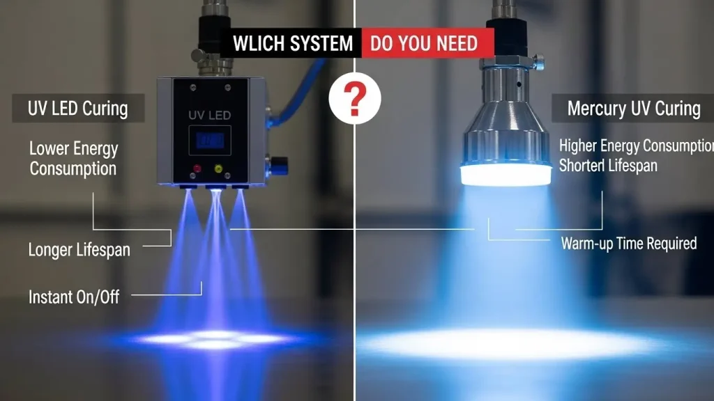 UV LED vs Mercury UV Curing