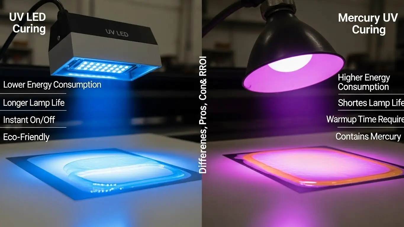 UV LED vs Mercury UV Curing