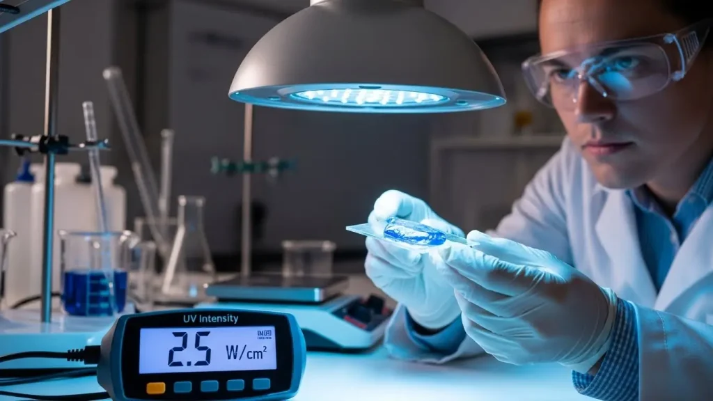 What UV intensity do I need for curing