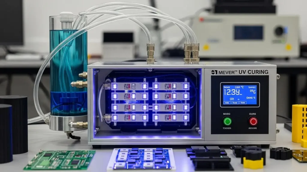 water-cooled UV LED curing system